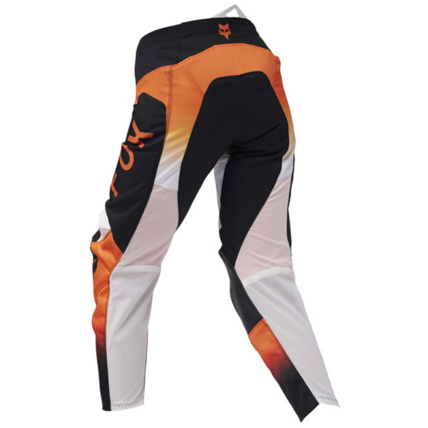 Кросові штани дитячі Fox 180 Lean біло-помаранчеві-флюо