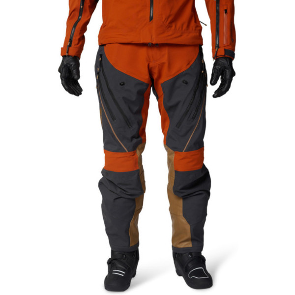 Кросові штани Fox Defend Gore-Tex чорні-помаранчеві
