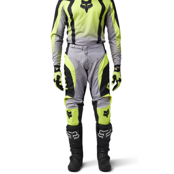 Кросові штани Fox 180 Lean чорні-сірі-флюо