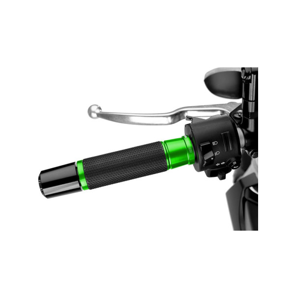 Манетки PUIG Hi-Tech Ascent для кермів 22 мм зелені