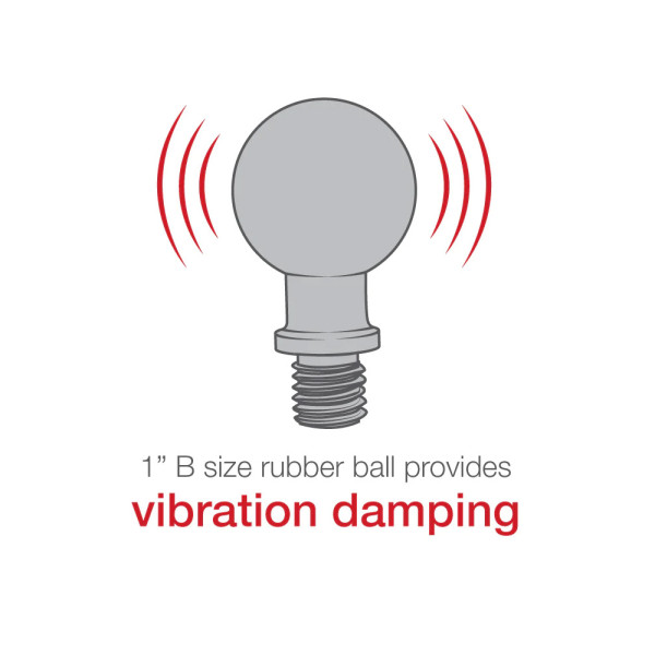 Обертова голова RAM з гвинтом M10 (крок різьби 1.5)