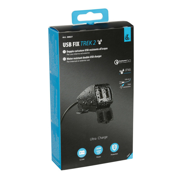 Зарядний пристрій USB Lampa Usb-Fix Trek 2 12/24V