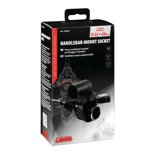 Розетка на кермо Лампа 12V-12A