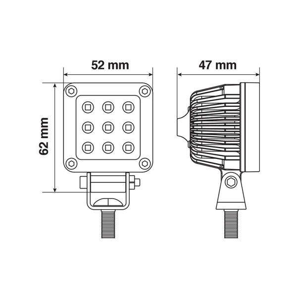 Додаткове світло Led Лампа WL-18 9/32 V