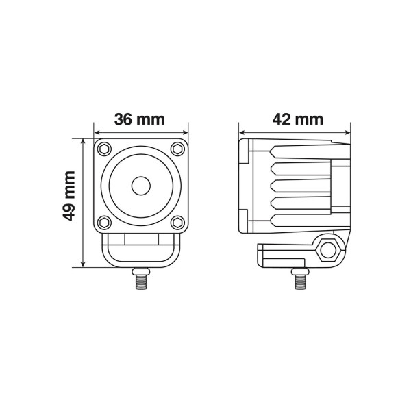 Додаткове світло Led Лампа WL-19 9/32 V
