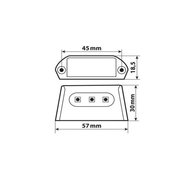 Світло номерного знака Led Лампа A-ion 12 V