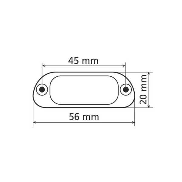 4-х точкове освітлення номерного знака LED марки Lampa