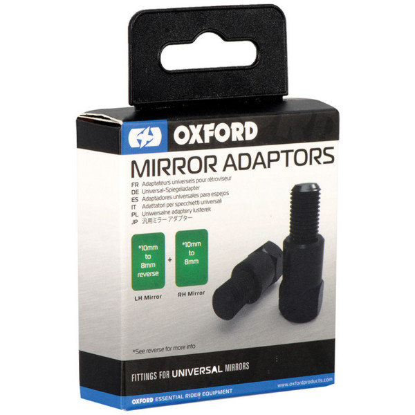 Адаптер Oxford для універсальних дзеркал reverse 10-8 mm; 2шт