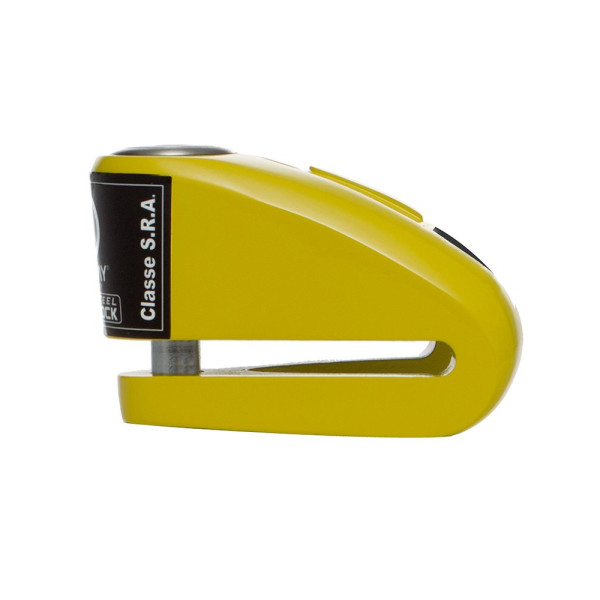 Блокування на диск з сигналізацією AUVRAY B-Lock 10 жовто-чорне, діаметр стержня 10mm (клас S.R.A.)