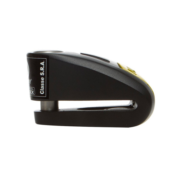 Блокування на диск з сигналізацією AUVREY B-Lock 14 чорне-жовте, діаметр стрижня 14mm (клас S.R.A)