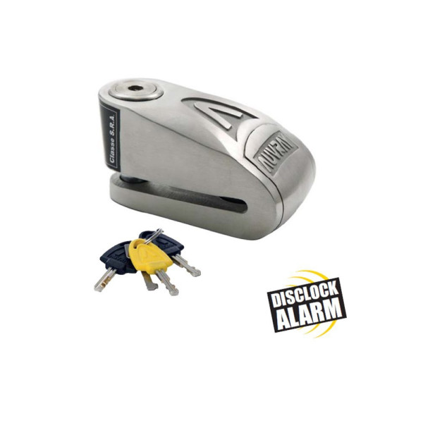 Блокування на диск з сигналізацією AUVRAY B-Lock 14 INOX нержавіюча сталь, діаметр штиря 14mm (клас S.R.A.)