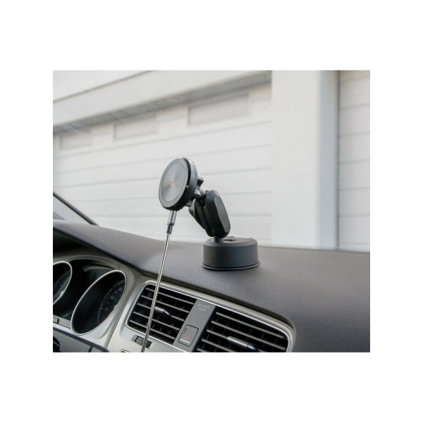 Тримач для телефону з бездротовою зарядкою Lampa Mag Wireless Orbit магнітний з присоскою
