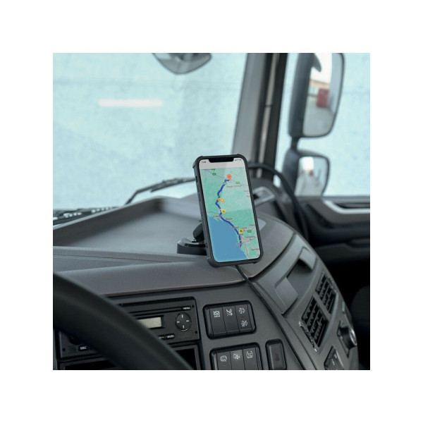 Тримач для телефону з бездротовою зарядкою Lampa Mag Wireless Orbit магнітний з присоскою