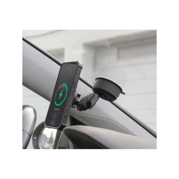 Тримач для телефону з бездротовою зарядкою Lampa Mag Wireless Orbit магнітний з присоскою