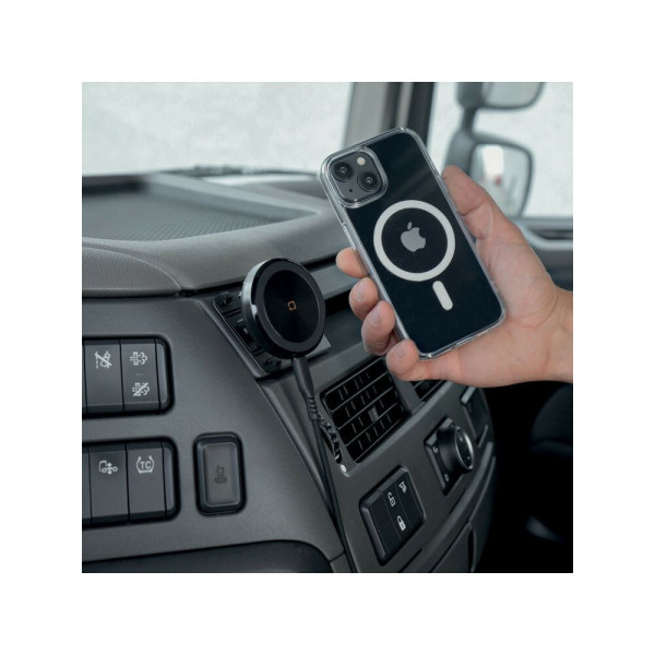 Тримач для телефону з бездротовою зарядкою Lampa Mag Wireless Stick магнітний самоклеючий