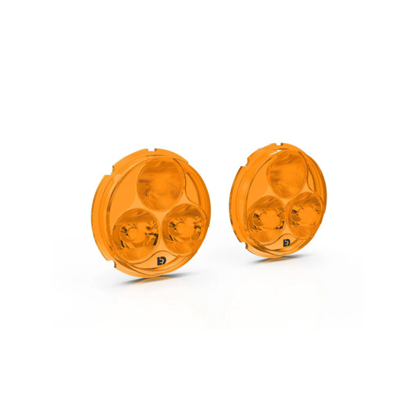 Лінзи Denali TriOptic для дальнього світла D3 бурштинові 2 шт.