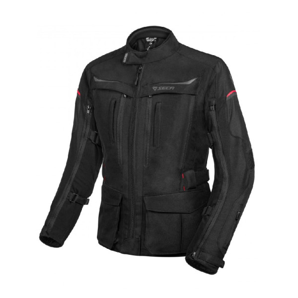 Жіноча текстильна мотоциклетна куртка Seca Discovery Lady чорна