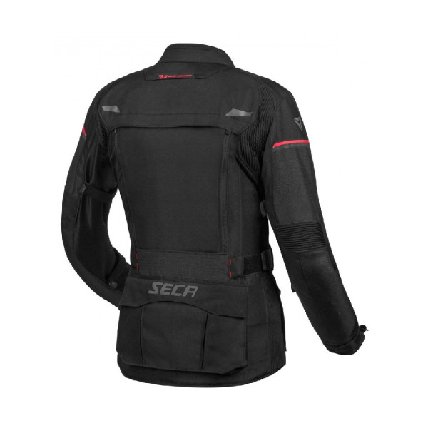 Жіноча текстильна мотоциклетна куртка Seca Discovery Lady чорна