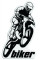 Наклейка Proobikes Biker Cross