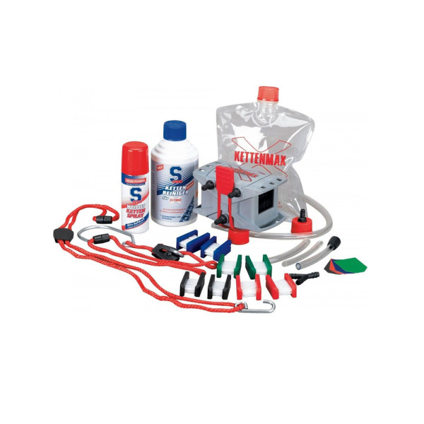 Пристрій для чищення ланцюга + засіб для чищення та змащення S100 Kettenmax Premium