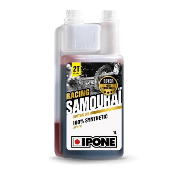 Масло для суміші IPONE Samourai Racing 2T Ester 100% синтетичне; об'єм 1 л; акц; 15