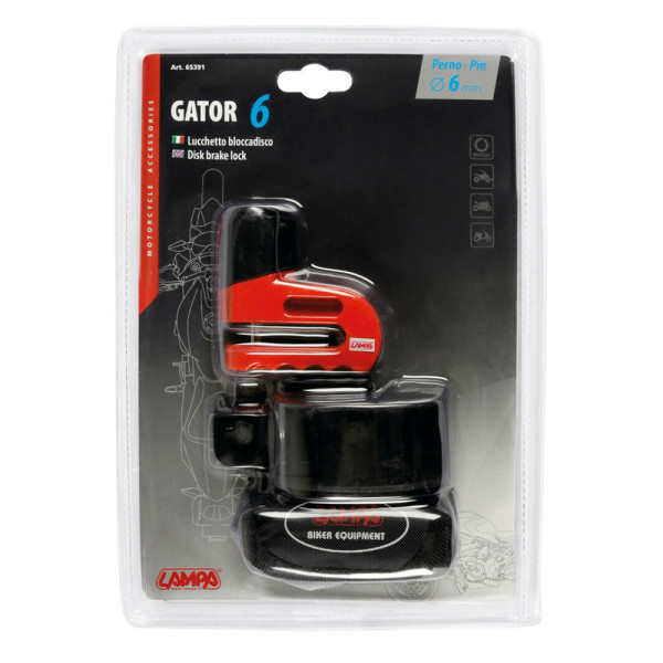 Блокування диска гальмівного Lampa стерженьØ - 6mm