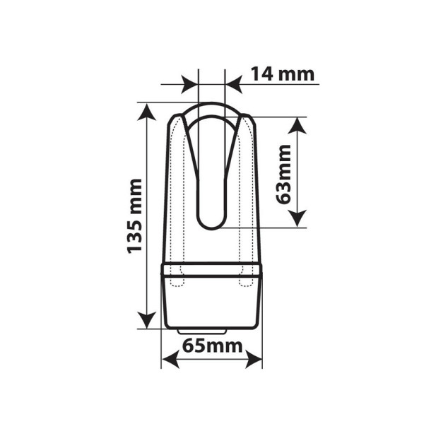 Блокування диска гальмівного Lampa Claw XS