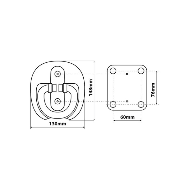 Анкер 4 Лампа для кріплення до підлоги
