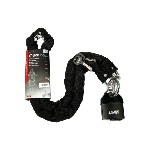 Замок для ланцюга Lampa C-Lock 150R 150 см
