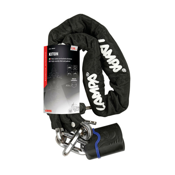 Замок для ланцюга з ключем Lampa Kiton 120 см
