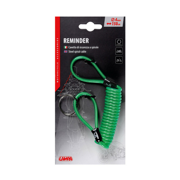 Захисний трос Лампа 150 см зелений