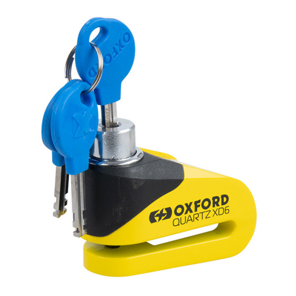 Блокування диска гальм Disc Lock Oxford Quartz XD6 6 mm жовте