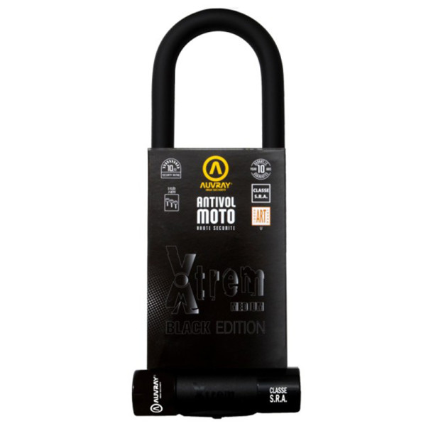 Замок U-Lock AUVRAY XTREM MEDIUM Чорна Версія 85 x 310 мм (клас S.R.A.)
