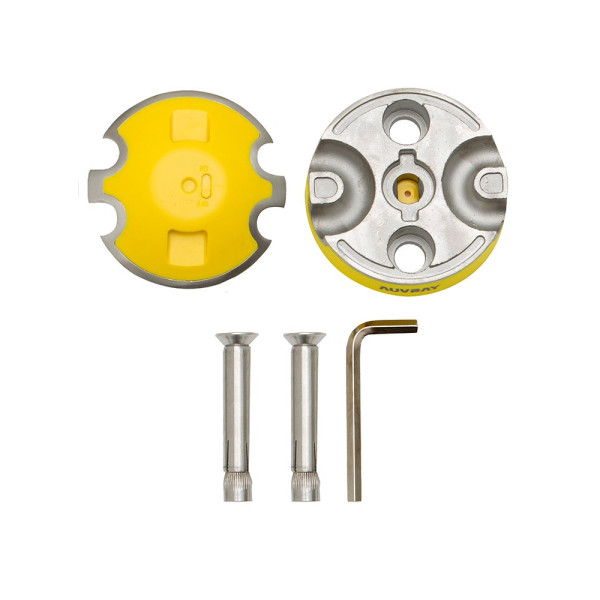 Комплект підлогового анкера подвійний + ланцюг XTREM PROTECT 100 см Auvray (діаметр 13,5 мм, клас S.R.A)