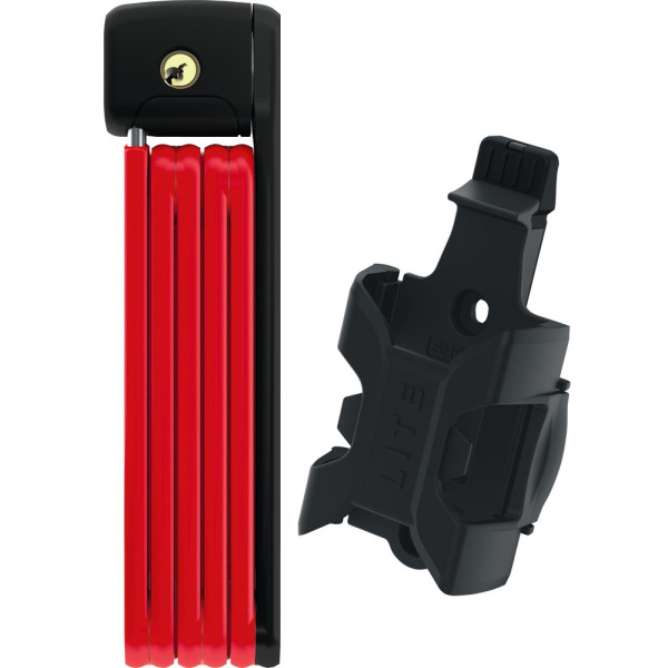 Складний замок ABUS Bordo Lite 6055/85 червоний з кріпленням SH