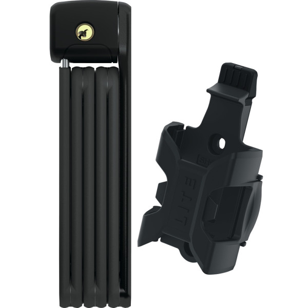 Складний замок ABUS Bordo Lite 6055/85 чорний з кріпленням SH