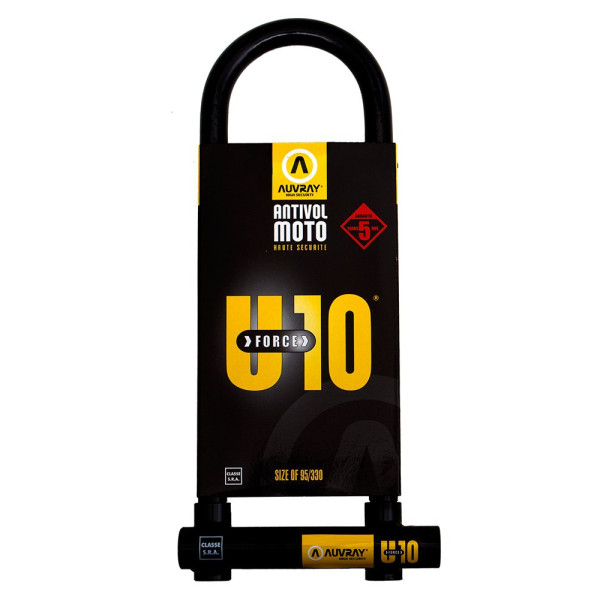 Замок U-Lock AUVRAY U-Force 10 95 x 330 мм, діаметр стержня 18мм, клас S.R.A