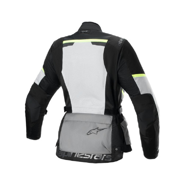 Жіноча текстильна мотоциклетна куртка Alpinestars Stella Andes Air Drystar® чорна-сіра