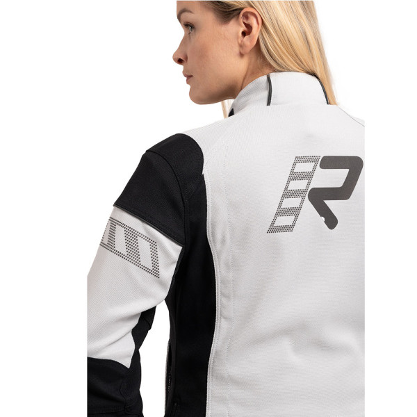 Жіноча текстильна мотоциклетна куртка Rukka Airgobina 2.0 чорна-сіра