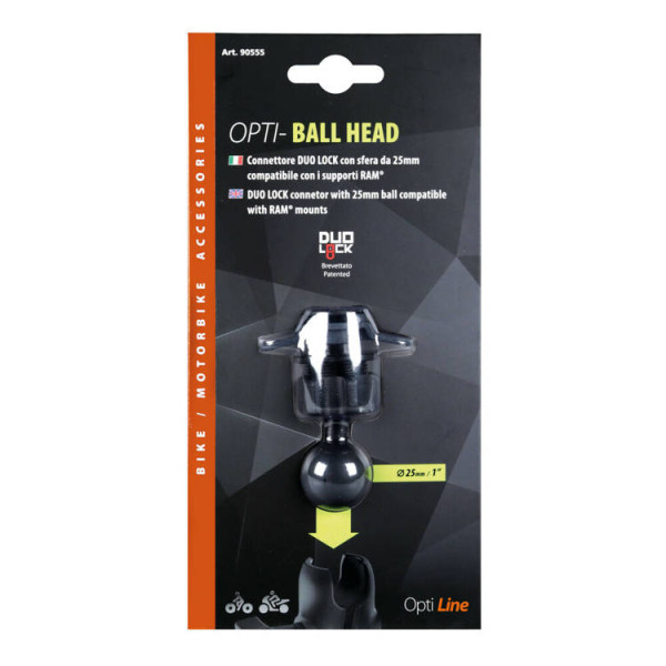 Головка кульова Лампа Ball Head Titan Opti 25 mm/1