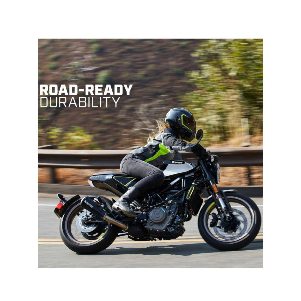 Жіноча текстильна мотоциклетна куртка Klim Avalon сірого кольору з флуоресцентним жовтим