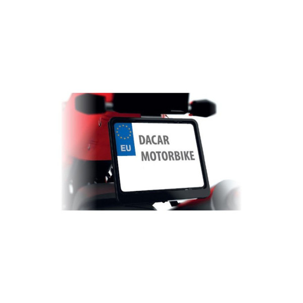 Рамка для номерного знака Biketec Motorbike чорна