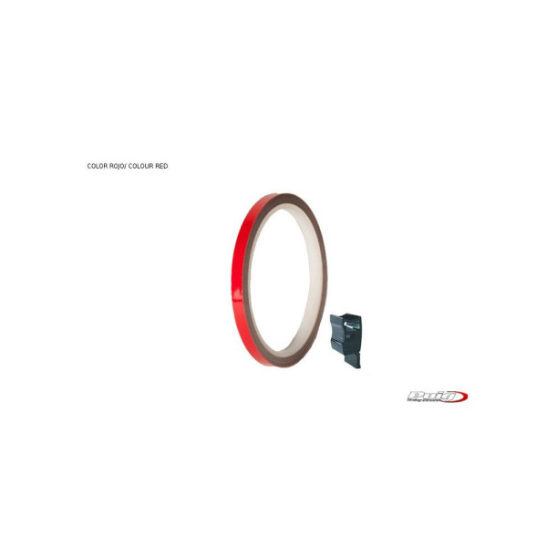 Червоний відбиваючий пояс PUIG для коліс з аплікатором