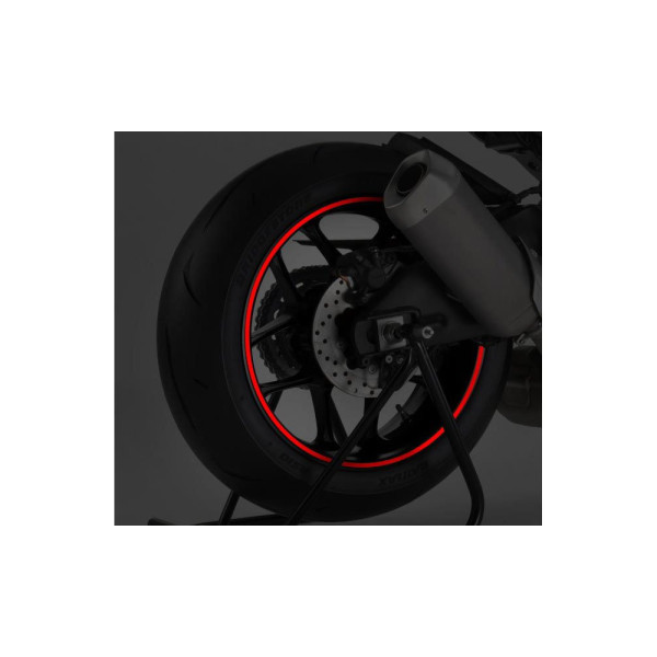 Червоний відбиваючий пояс PUIG для коліс з аплікатором