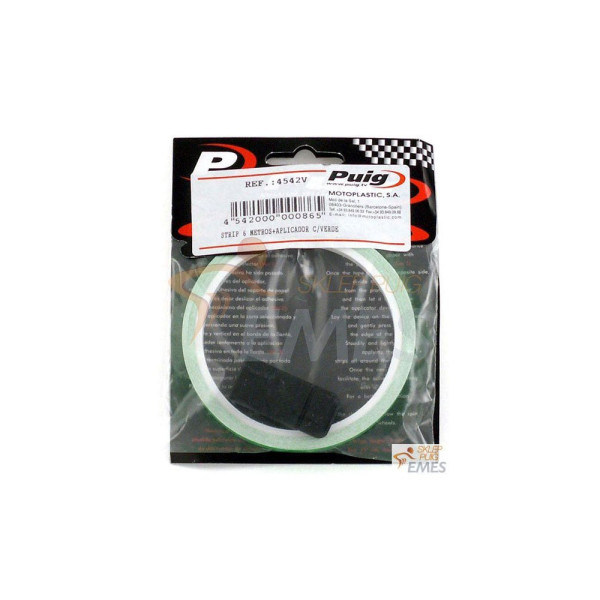 Зелений флуоресцентний пояс PUIG на диски з аплікатором