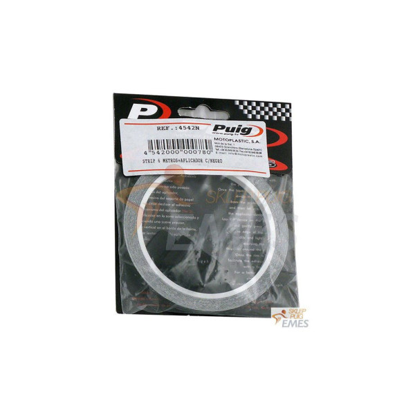 Чорний матовий ремінь PUIG для дисків з аплікатором