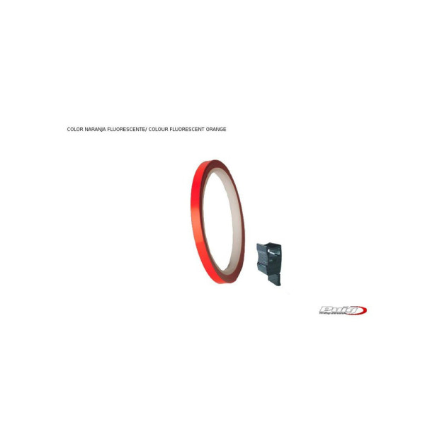 Помаранчевий флуоресцентний пояс PUIG на диски з аплікатором