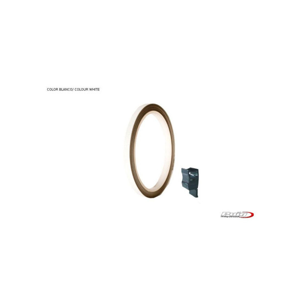 Білий відбиваючий пояс PUIG на диски з аплікатором