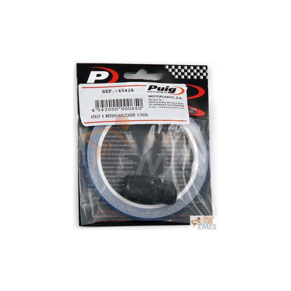 Синій стрічка PUIG на диски з аплікатором