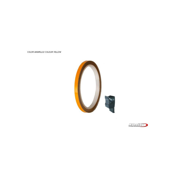 Жовтий флуоресцентний пояс PUIG на диски з аплікатором